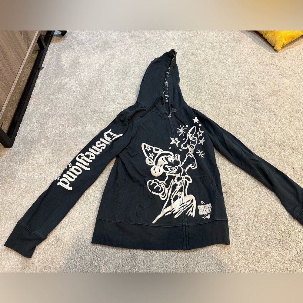 Disneyland Zip Up Hoodie - Believe In Magic - Women’s Size M